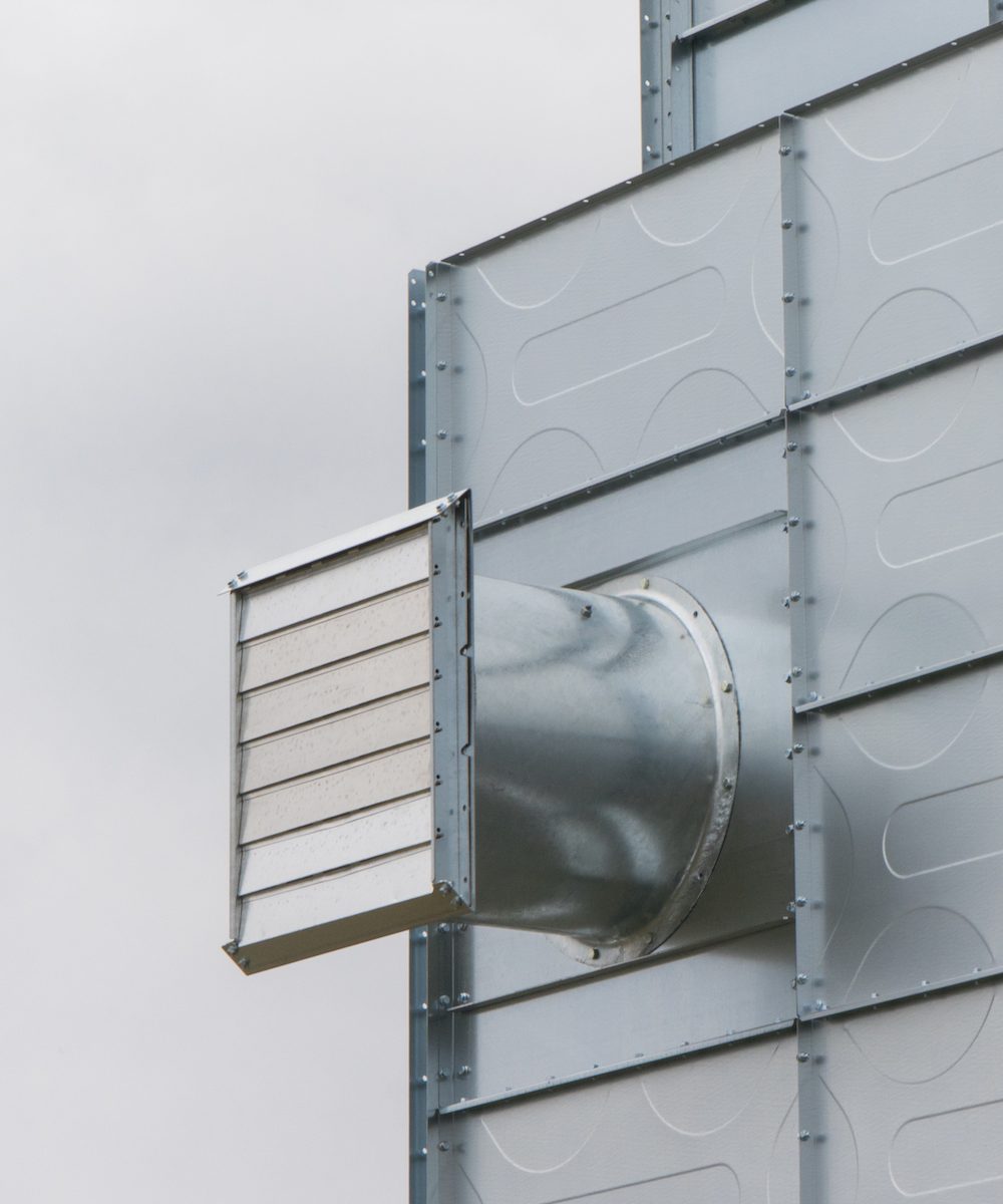 Ventilation fan using in grain dryer. Detail and parts of agricultural machinery and equipments